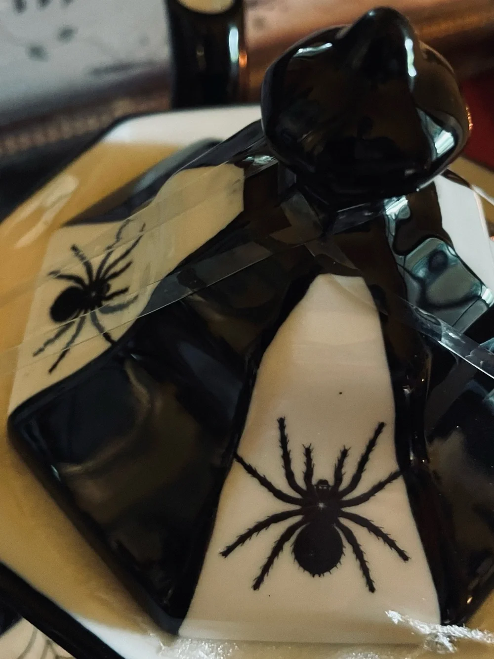 GRACE TEAWARE NWT Halloween Spider And Web Fine Porcelain Gothic Witchy Teapot